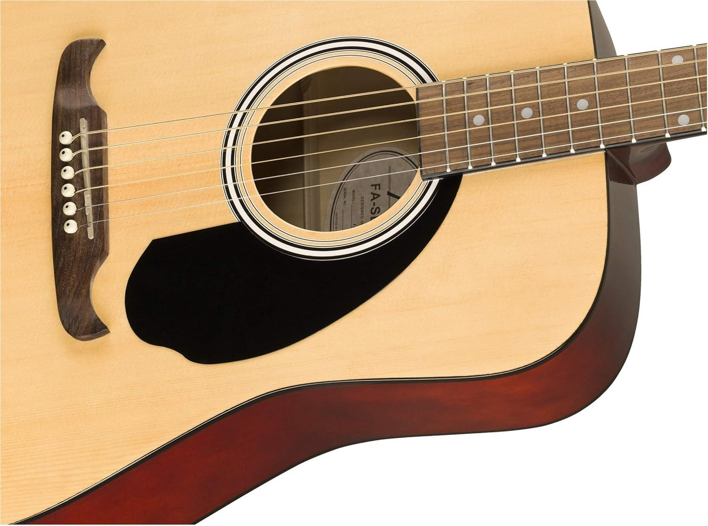 Fender FA-125 Dreadnought Bundle – Natural Guitar with Gig Bag and Accessories