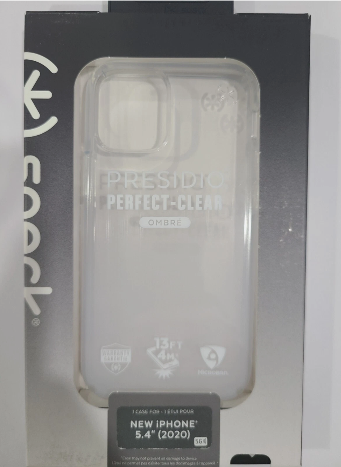 Speck Presidio Clear Ombre iPhone 12Mini Shock Absorbent Atmosphere 138484-9121