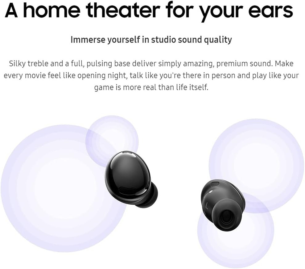 Samsung Galaxy Buds Pro True Wireless Noise Cancelling Earbuds Phantom Black