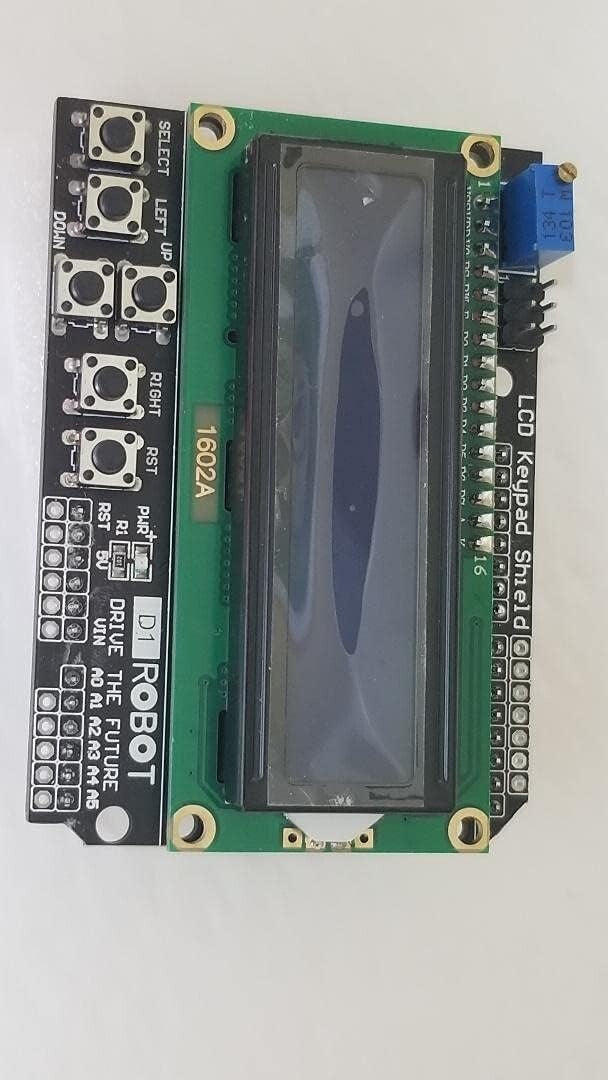 1602 1602A Keypad Shield Expansion Shield Board Blue Backlight 45V