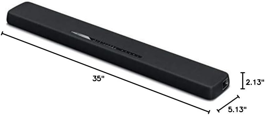 Yamaha ATS-1070 35 2.1 Channel Soundbar with Dual Built-in Subwoofers
