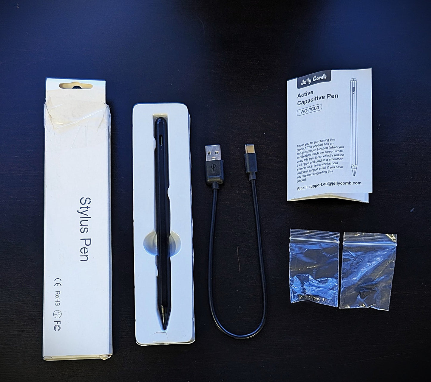 Jelly Comb Stylus Pen for iPad 10.2 Pro 11 12.9 Air Mini – Active Touch Pencil