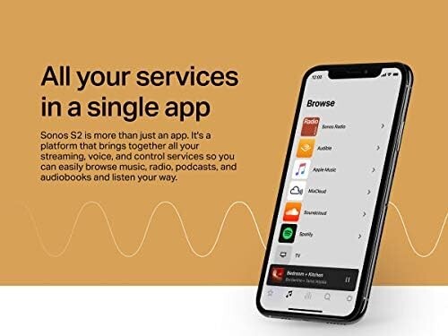 Sonos Playbar TV Soundbar/ Wireless Streaming TV & Music Speaker. Works w/ Alexa