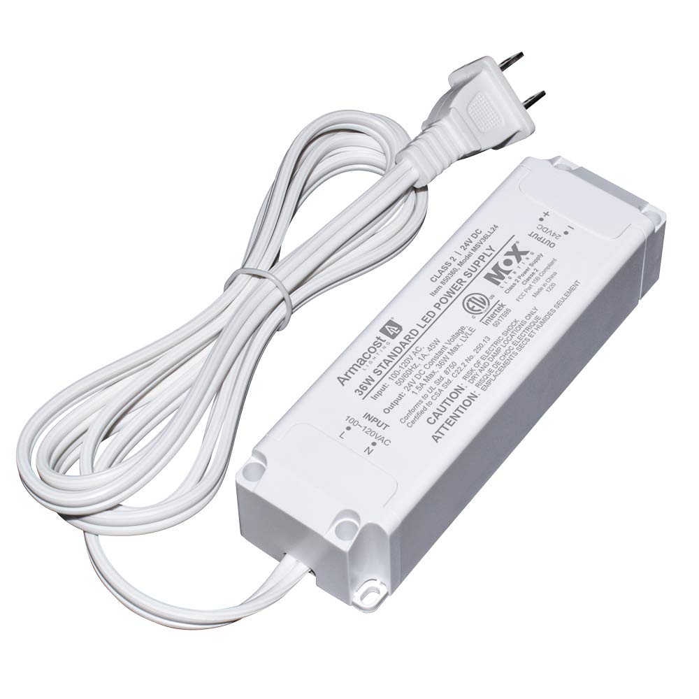 Armacost Lighting 810360 Standard LED Power Supply Driver White