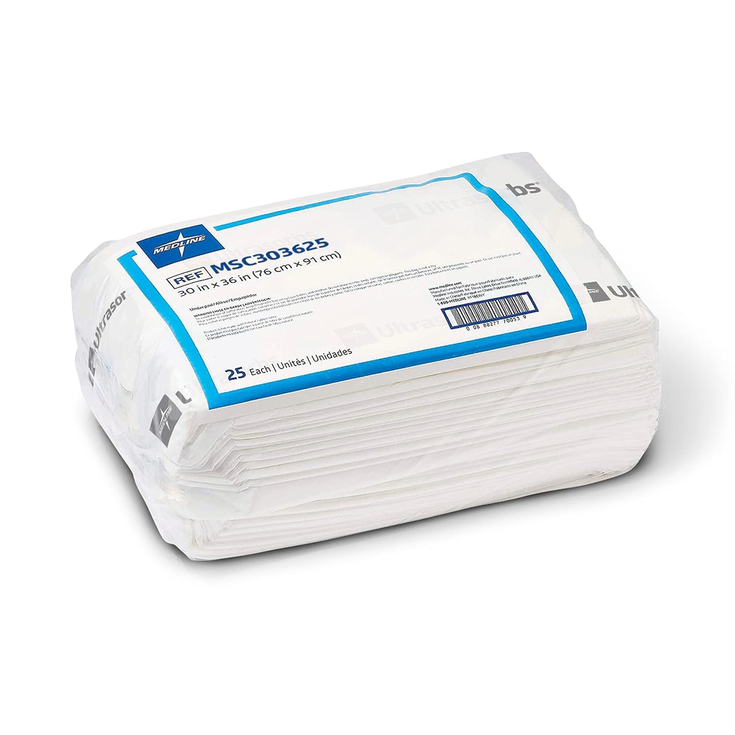 Medline Ultrasorbs Drypads 30x36 25ct Disposable Bed Pads Underpads Absorbent