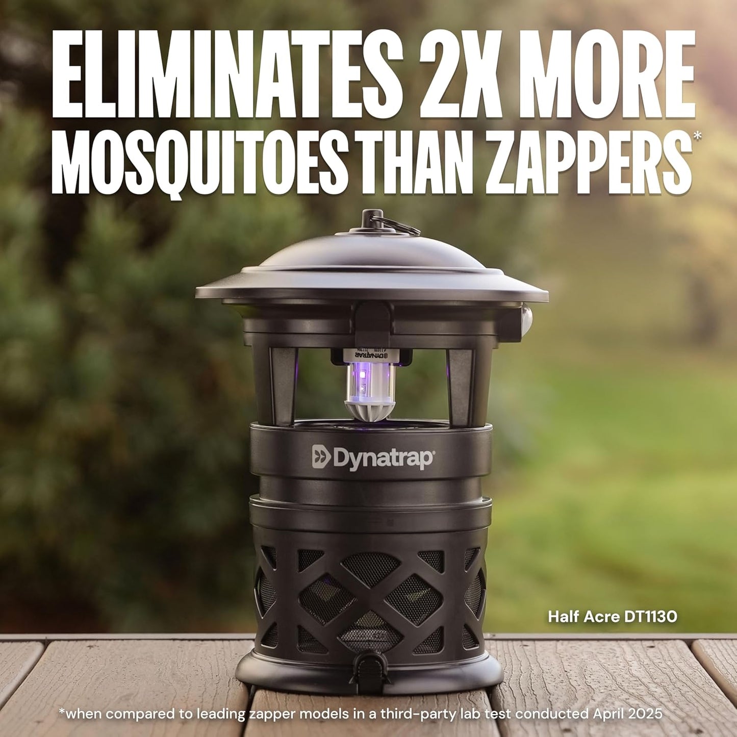 Dynatrap DT1130SR 1/2 Acre Outdoor Mosquito & Flying Insect Trap Killer