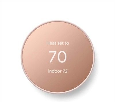 Google Nest Thermostat Smart Programmable Wifi - Sand (Open Box)