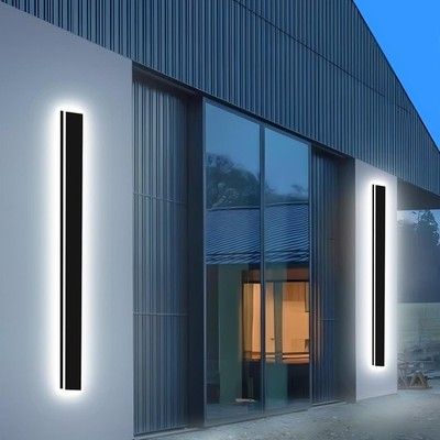 Picico 31in Outdoor Wall Light 2 Pack Dimmable LED Porch Sconce Modern