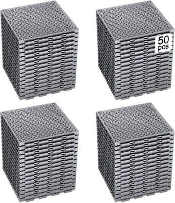 50 PCS Modular Interlocking Cushion Interlocking Floor Tiles with Hole Drainage
