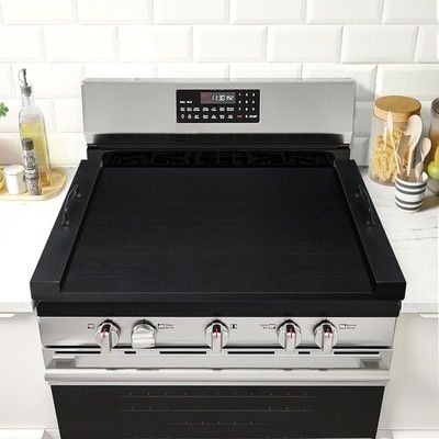 GASHELL Noodle Board Stove Cover w/ Handles Stove Top Cover Electric/Gas Range