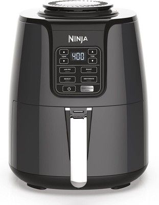 Ninja AF101 Air Fryer 4 QT 4-in-1 Crisp Roast Reheat Dehydrate 1550W Grey