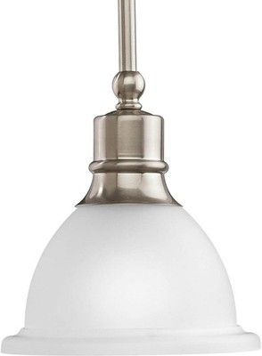 Progress Lighting P5078-09 Madison Pendant 7-1/2 in Brushed Nickel