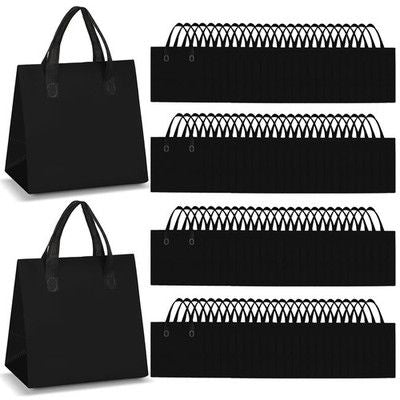 Kacctyen 100 Pcs Insulated Take Out Delivery Bags 9.5x6x9.5in Thermal