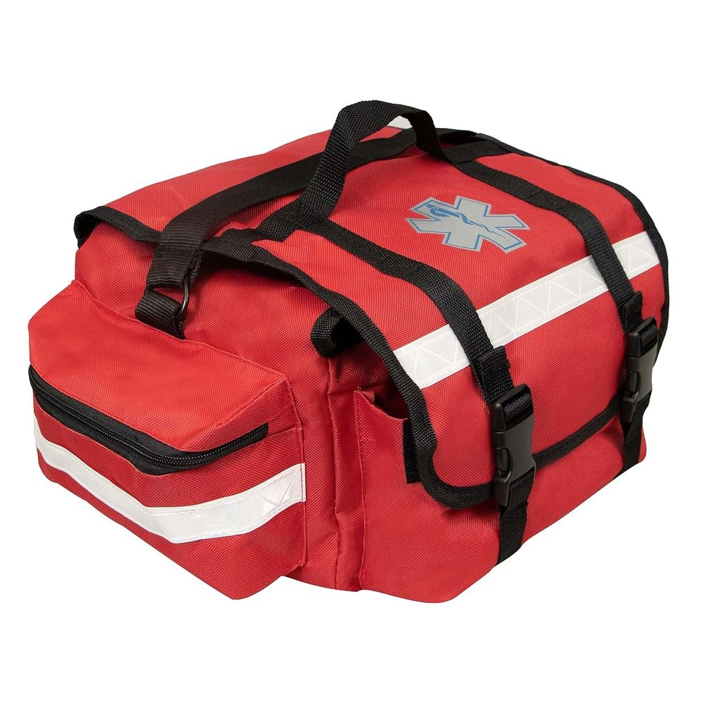 Primacare KB-RO74-R First Responder Trauma Bag EMT EMS 17"x9"x7" Red Medical