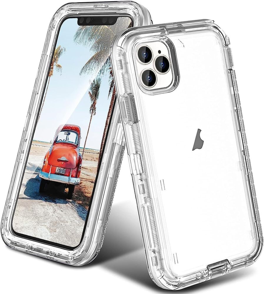 ORIbox iPhone 11 Pro Max Clear Heavy Duty Shockproof Case