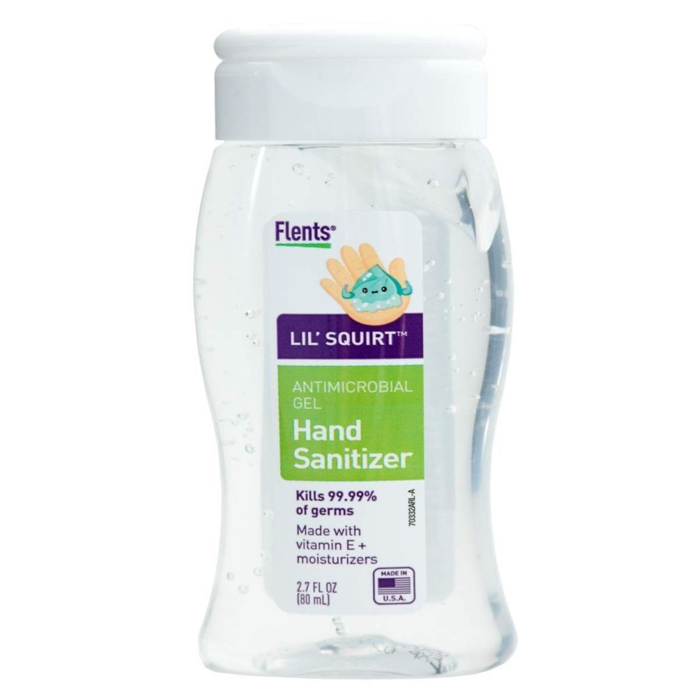 Flents Lil Squirt Hand Sanitizer Gel 8oz Case of 24 Vitamin E Moisturizing
