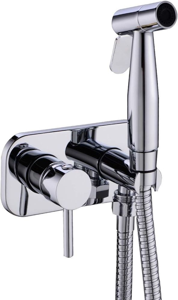 TRUSTMI Toilet Concealed Hot and Cold Bidet Spray Set, Brass Hand Held Sprayer S