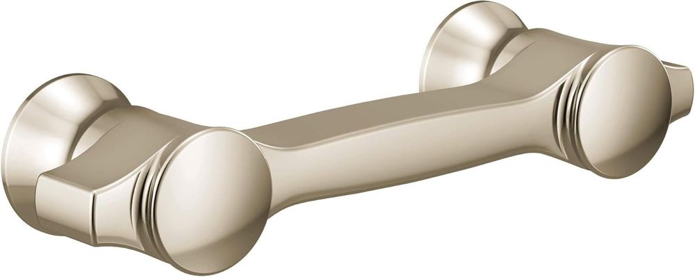 Moen YB0307NL Flara Cabinet Drawer Pull 3" Centers Polished Nickel
