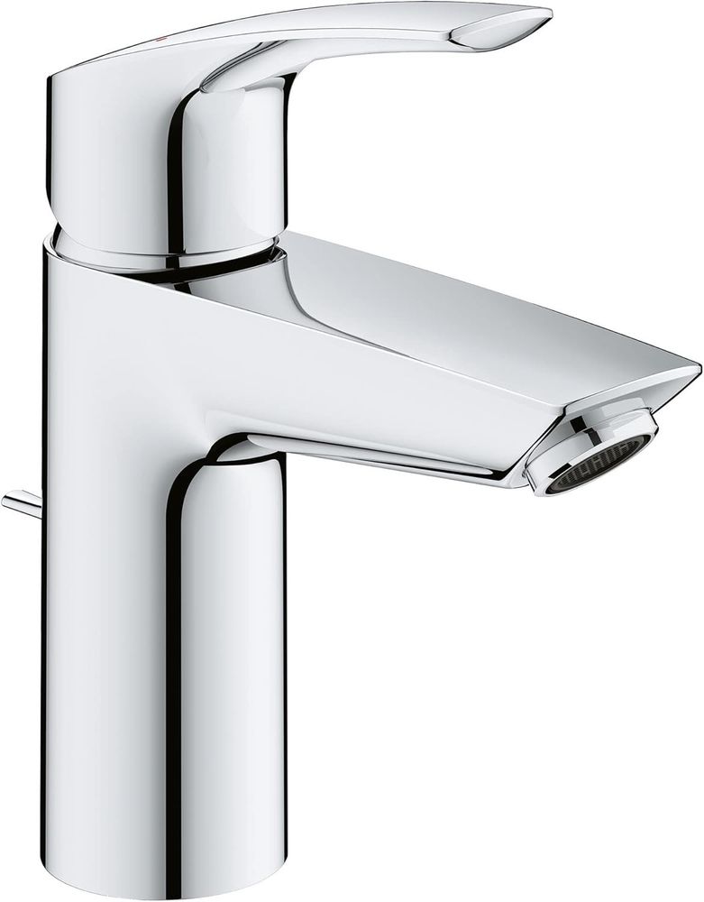 GROHE 23990003 Eurosmart Single Hole Bathroom Faucet 1.2 GPM Chrome