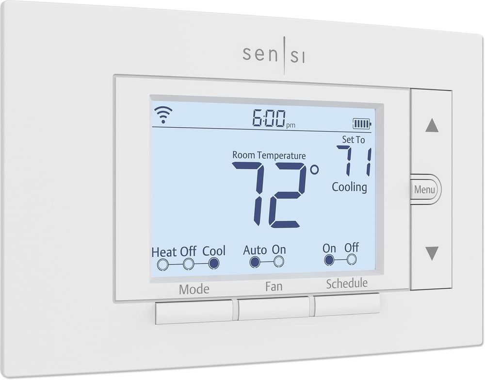 Sensi ST55 Smart Thermostat Wi-Fi Programmable Alexa App Energy Star DIY