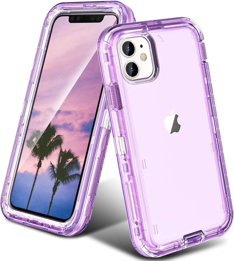 ORIbox Heavy Duty Case iPhone 11 Clear Shockproof Anti-Fall Protective Cover