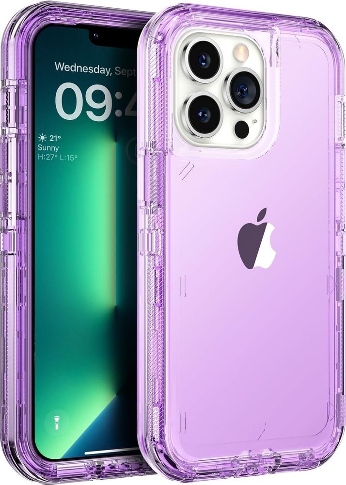 ORIbox iPhone 13/12 Pro Max Case Purple 10FT Military Grade Drop Protection