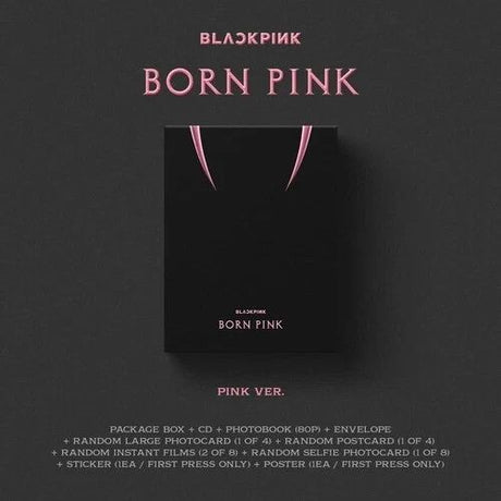 BLACKPINK BORN PINK CD Boxset Version A Pink New