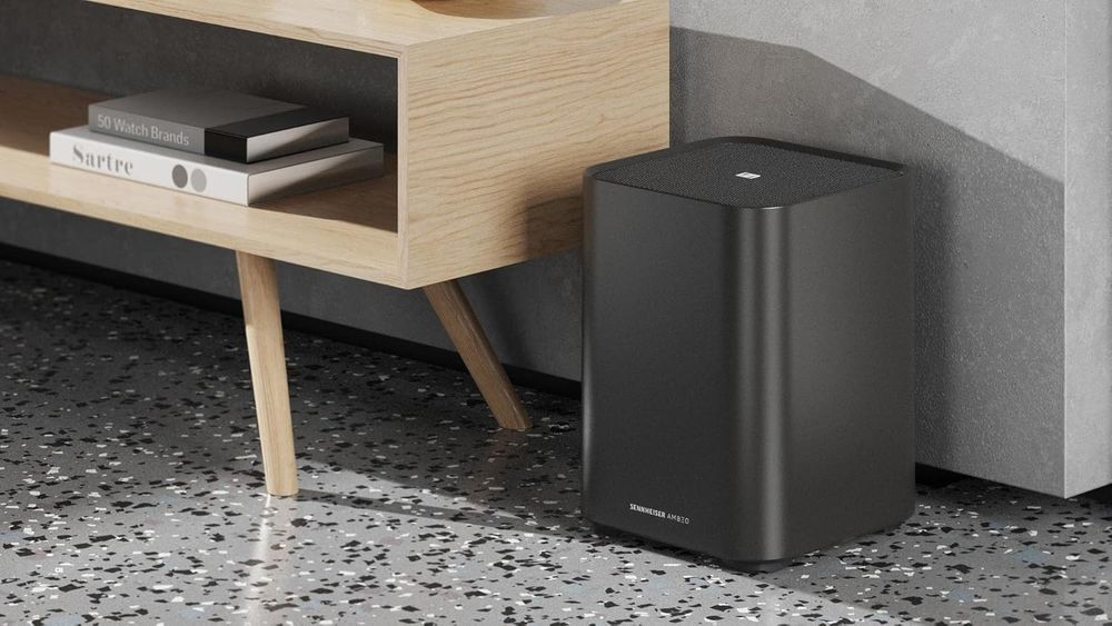 Sennheiser AMBEO Subwoofer 8" 350W Wireless Deep 3D 27Hz Surround Bass Black