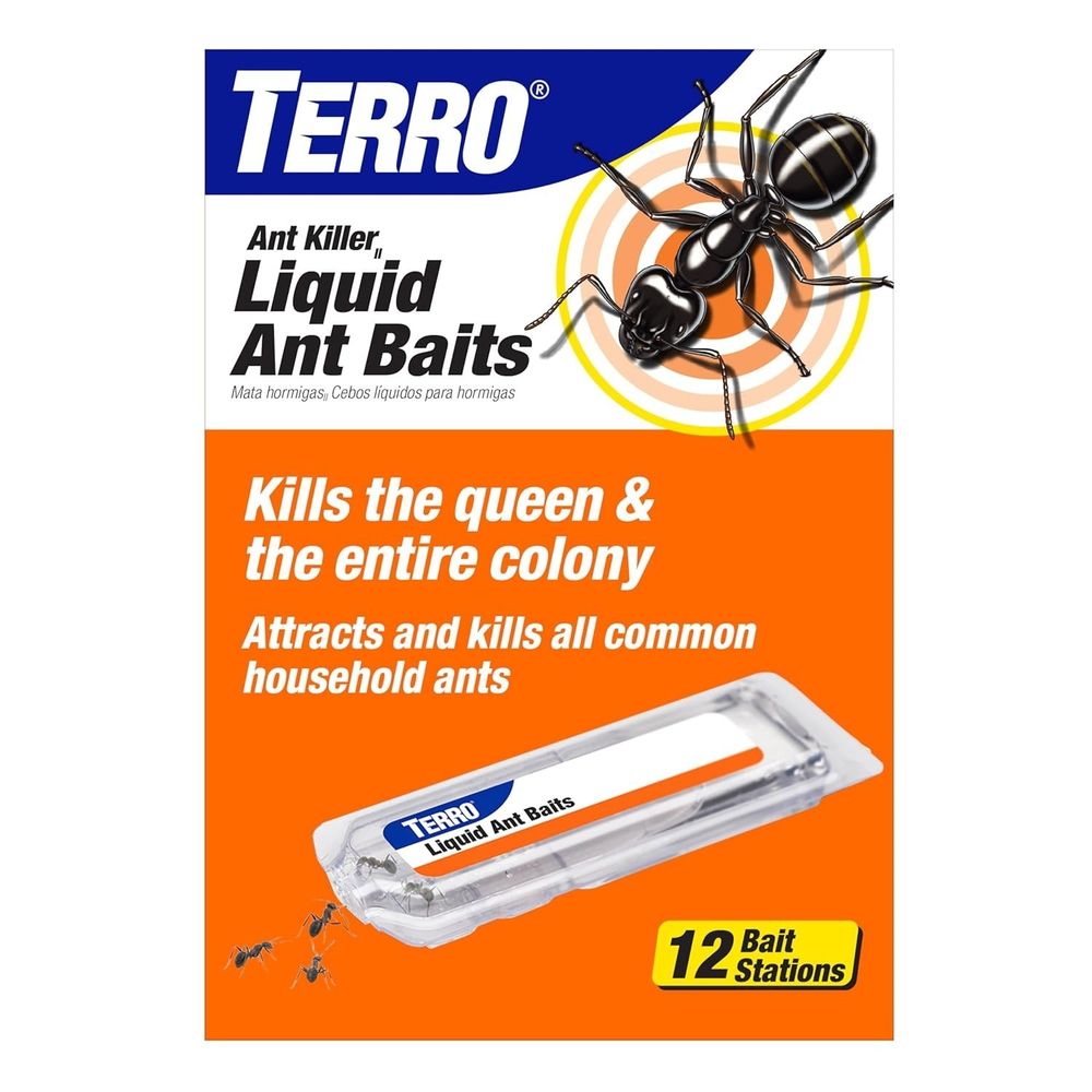 TERRO T300B Ant Killer Liquid Bait Stations 12-Count Indoor Ant Control