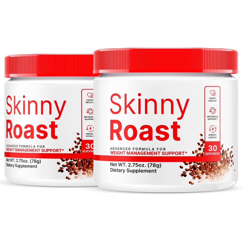Skinny Roast Coffee Powder 120 Servings Energy & Fat Burning Drink Mix ~2 Pack