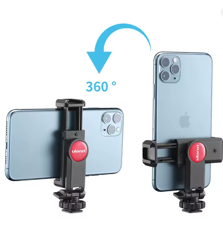 Ulanzi ST-06 Phone Holder Clamp Clip Vertical Shooting On Camera Mount Cold