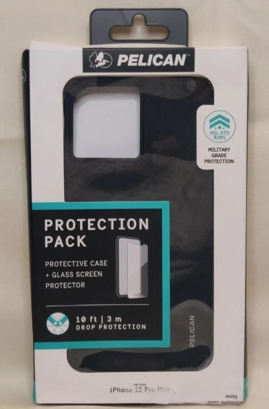 Pelican iPhone 12 Pro Max Case w/ Screen Protector Military Grade