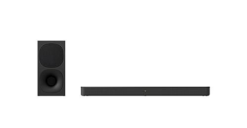 Sony HT-S400 2.1ch Soundbar with Powerful Wireless subwoofer, S-Force PRO Front Surround Sound, and Dolby Digital, Black