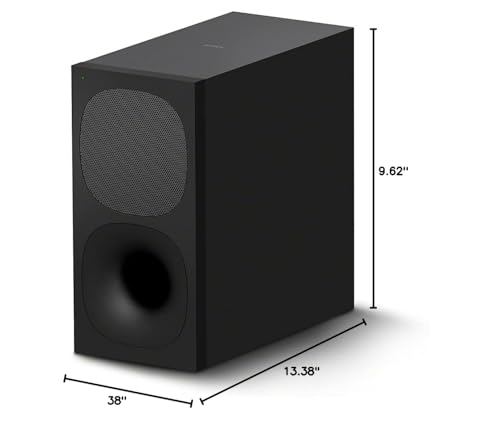 Sony HT-S400 2.1ch Soundbar with Powerful Wireless subwoofer, S-Force PRO Front Surround Sound, and Dolby Digital, Black