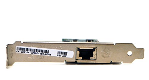 Authentic Dell XK104 Broadcom 5722 BCM-95722A2202G 1GbE PCIe Single Port Gigabit NIC Adapter Card Full-High Bracket