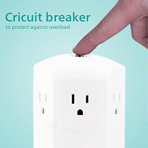 Philips 6-Outlet Extender 3-Prong