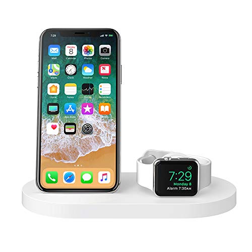 Belkin Boost Up Wireless Charging Dock (Apple Charging Station for Iphone + Apple Watch + USB Port) Apple Watch Charging Stand, iPhone Charging Station, iPhone Charging Dock
