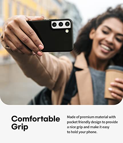 GOOSPERY Liquid Silicone Case for Galaxy S22 (6.1 inches) Silky-Soft Touch Full Body Protection Shockproof Cover Case with Soft Microfiber Lining S22-SLC