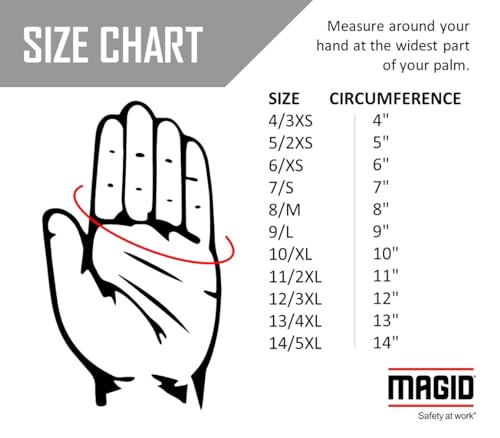 MAGID Extra-Long Thornproof Pruning and Gardening Gloves for Men, 1 Pair, Size 9/L with Forearm Protection