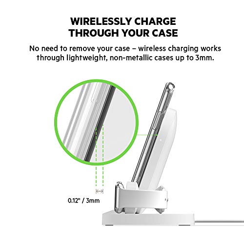 Belkin Boost Up Wireless Charging Dock (Apple Charging Station for Iphone + Apple Watch + USB Port) Apple Watch Charging Stand, iPhone Charging Station, iPhone Charging Dock