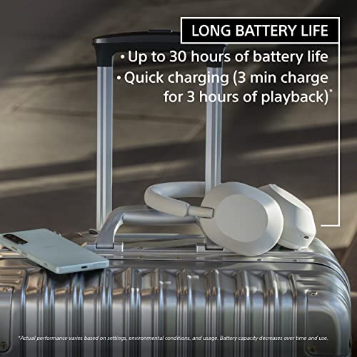 Sony WH-1000XM5 Wireless Industry Leading Headphones with Auto Noise Canceling Optimizer, Crystal Clear Hands-Free Calling, and Alexa Voice Control