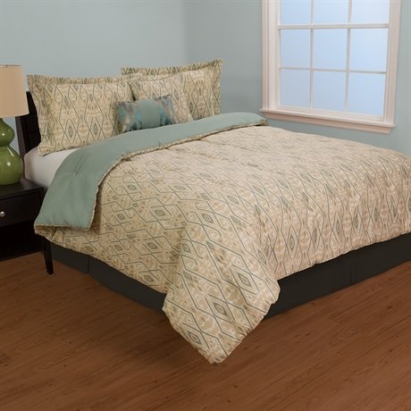 Madison Park Jardin Comforter Set Blue King