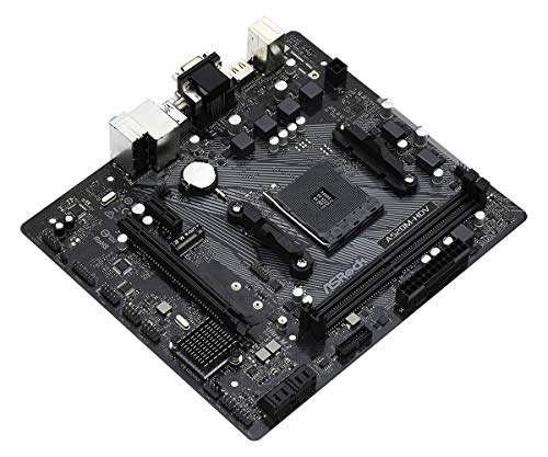 ASRock A520M-HDV Supports AMD AM4 Socket Ryzen™ 3000, 4000 G-Series and 5000 and 5000 G-Series Desktop Processors Motherboard