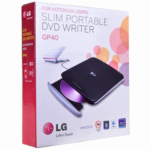 LG Electronics Portable Slim External Drive, Black