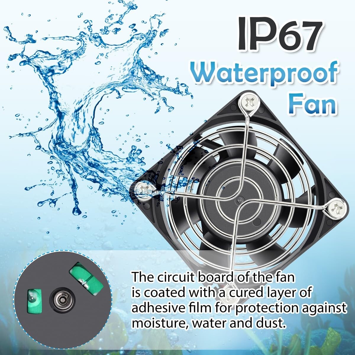 GDSTIME 12V 60mmX25mmDC Small Brushless Cooling High Speed