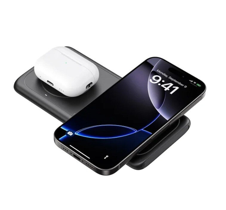 15W OEM Belkin 2in1 Magnetic Wireless Charging Pad Qi2