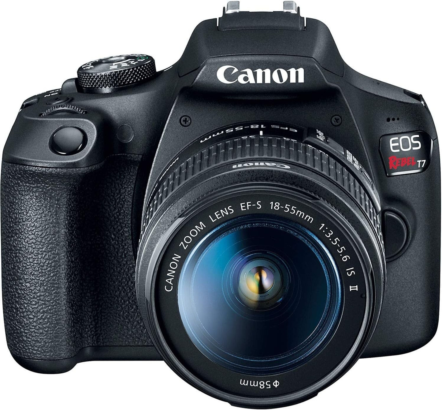 EOS DSLR Canon Rebel T7 Camera2 Lens Kit 55mmEF 300mm Lens Black
