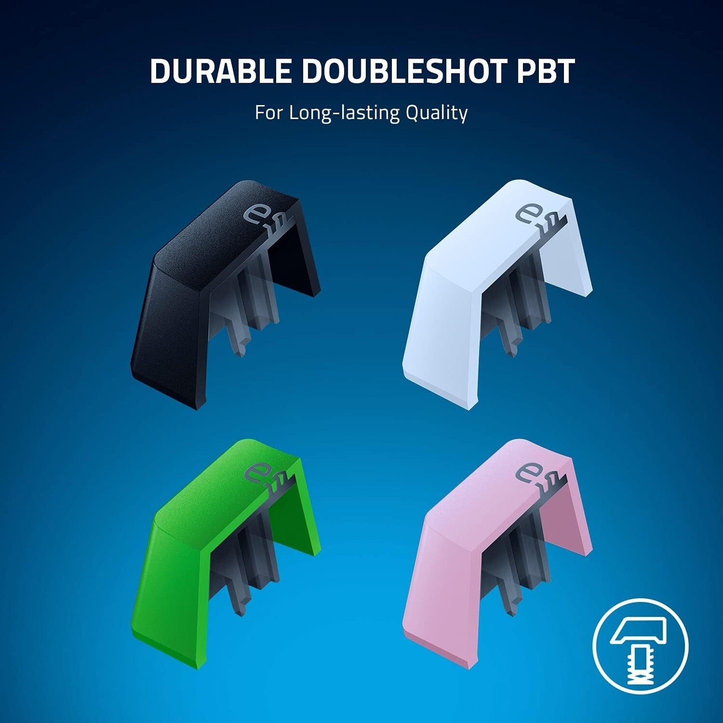 PBT PBT Razer Keycap Coiled Cable Upgrade Set Durable Dbleshot Stabilazers