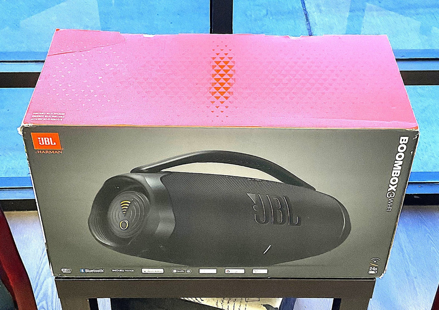 JBL Boombox 3 WiFi Portable Bluetooth Speaker Powerful Sound Monstrous Bass