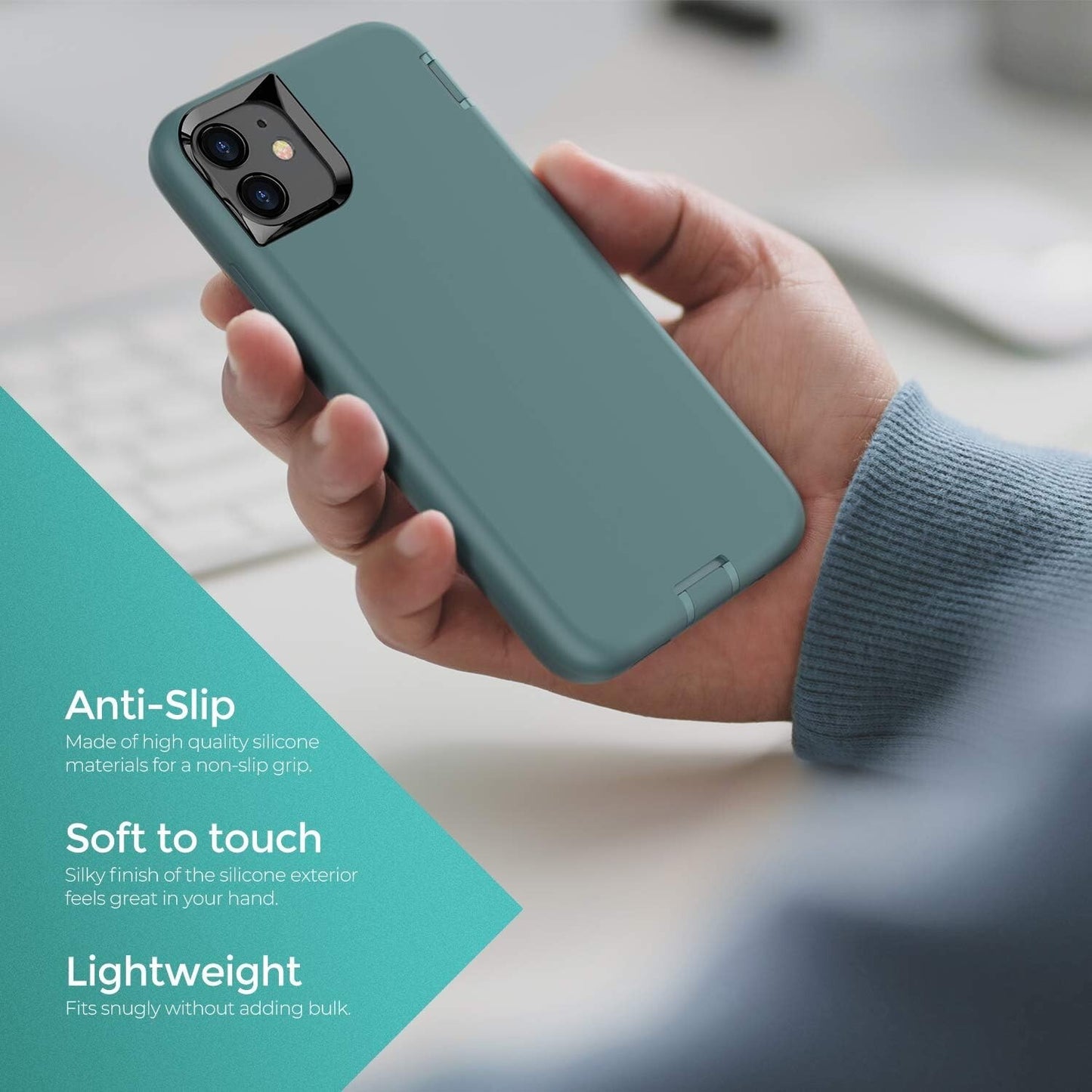 ORIbox iPhone 11 Pro Max Green 10 FT Military Grade Drop Protection